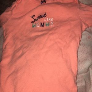 Peach onesie